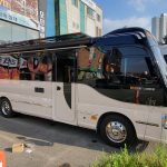 뉴카운티 롱바디 캠핑카 15인승 개조 - 4인승, 인산철 1200Ah, 태양광 1280w