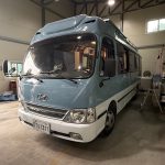 전기부자 카운티 캠핑카 5인승 신품제작 중