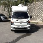 현대 포터2 시티밴 워크스루밴 코지모터홈 캠핑카, 인산철540ah, 인버터5k, 바닥난방