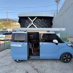 레이캠핑카 4주식 전동팝업루프 5인승, 인산철 300A, 태양광 100W