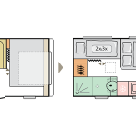 아드리아 아도라 573PT 2021년식 중고 카라반