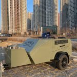 카키 밀리터리 트레일러 2017년식 중고 트레일러